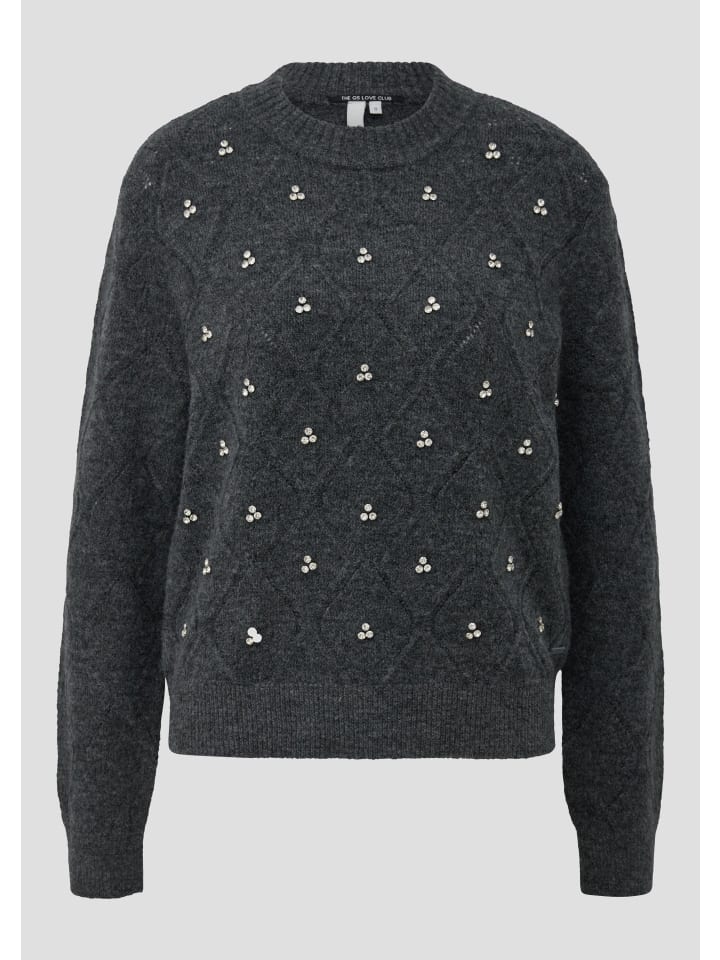 Вязаный свитер в цвете 99W0_антрацит QS
Вязаный свитер в цвете 99W0_антрацит QS