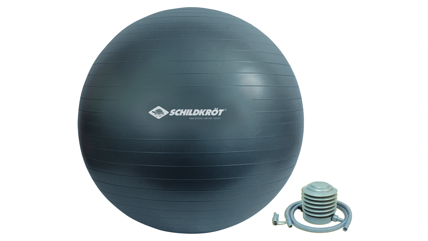 Schildkröt Fitness Мяч для упражнений 75 см, без фталатов, с шариковым насосом, антрацит
Schildkröt Fitness Мяч для упражнений 75 см, без фталатов, с шариковым насосом, антрацит