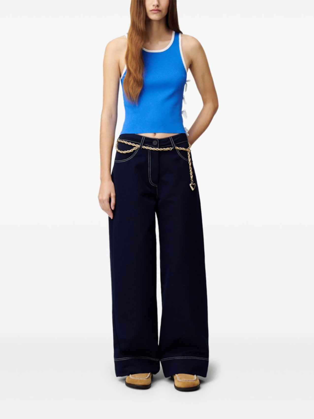 Майка Claudie Pierlot с бантом, синий
Майка Claudie Pierlot с бантом, синий