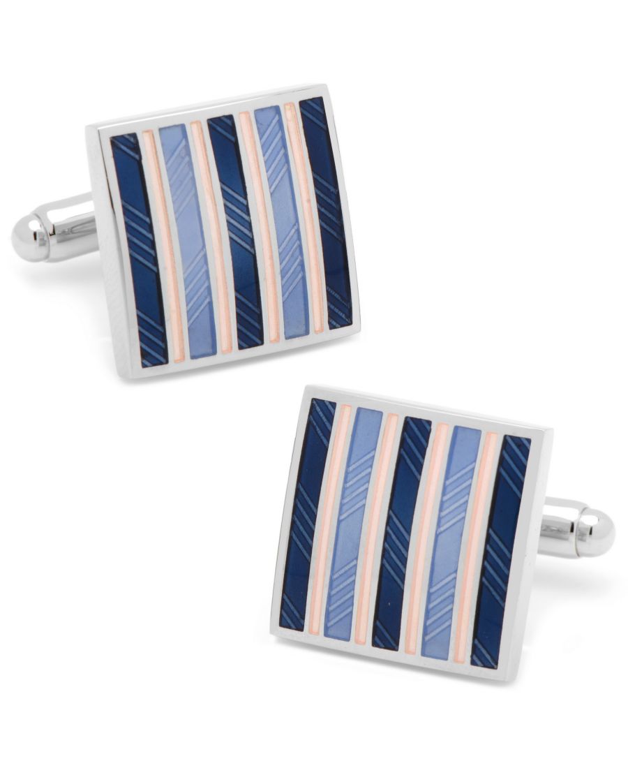Запонки квадратной формы в розово-синюю полоску Cufflinks Inc, Blue
Запонки квадратной формы в розово-синюю полоску Cufflinks Inc, Blue