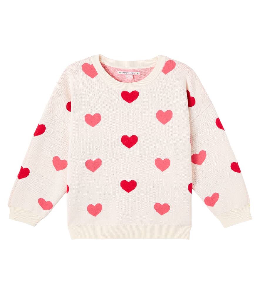 Свитер из хлопкового жаккарда Lapis Konges Sløjd, Coeur Colore Duo Pink
Свитер из хлопкового жаккарда Lapis Konges Sløjd, Coeur Colore Duo Pink