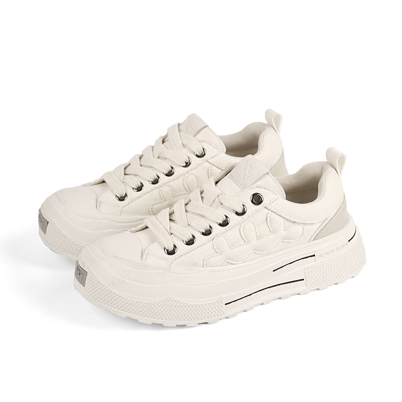 Mo Xu Низкие повседневные кеды унисекс экрю, цвет Ecru 
Mo Xu Низкие повседневные кеды унисекс экрю, цвет Ecru