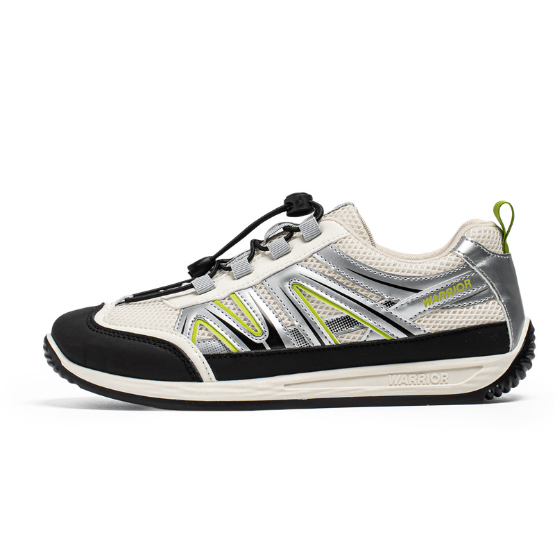 WARRIOR Низкие повседневные туфли с противоскользящим и износостойким покрытием, мужские, серебристо-бежевого и черного цветов
WARRIOR Низкие повседневные туфли с противоскользящим и износостойким покрытием, мужские, серебристо-бежевого и черного цветов