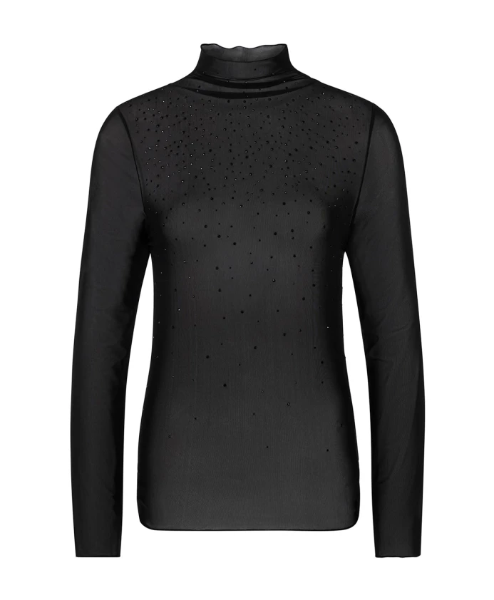 Рубашка с длинными рукавами и блестками Marc Cain, черный
Рубашка с длинными рукавами и блестками Marc Cain, черный