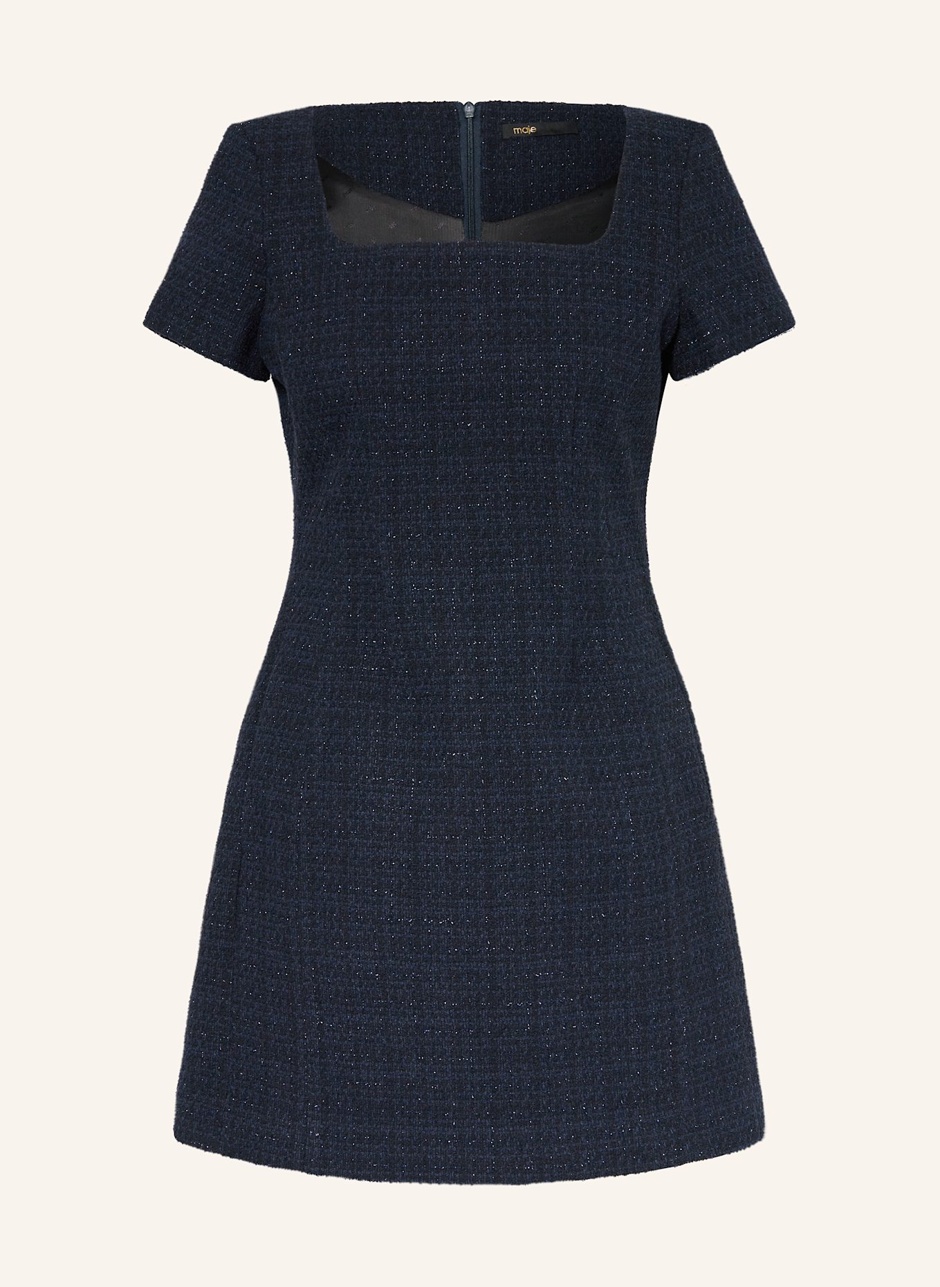 Платье-Букле из блестящей пряжи Maje, синий
Платье-Букле из блестящей пряжи Maje, синий