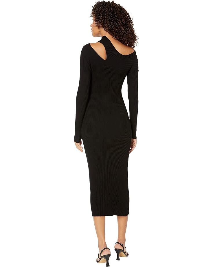 Платье MOON RIVER Asymmetrical Cutout Sweaterdress, черный
Платье MOON RIVER Asymmetrical Cutout Sweaterdress, черный