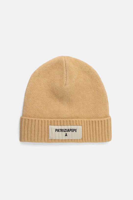 Шапка с добавлением шерсти Patrizia Pepe, бежевый
Шапка с добавлением шерсти Patrizia Pepe, бежевый