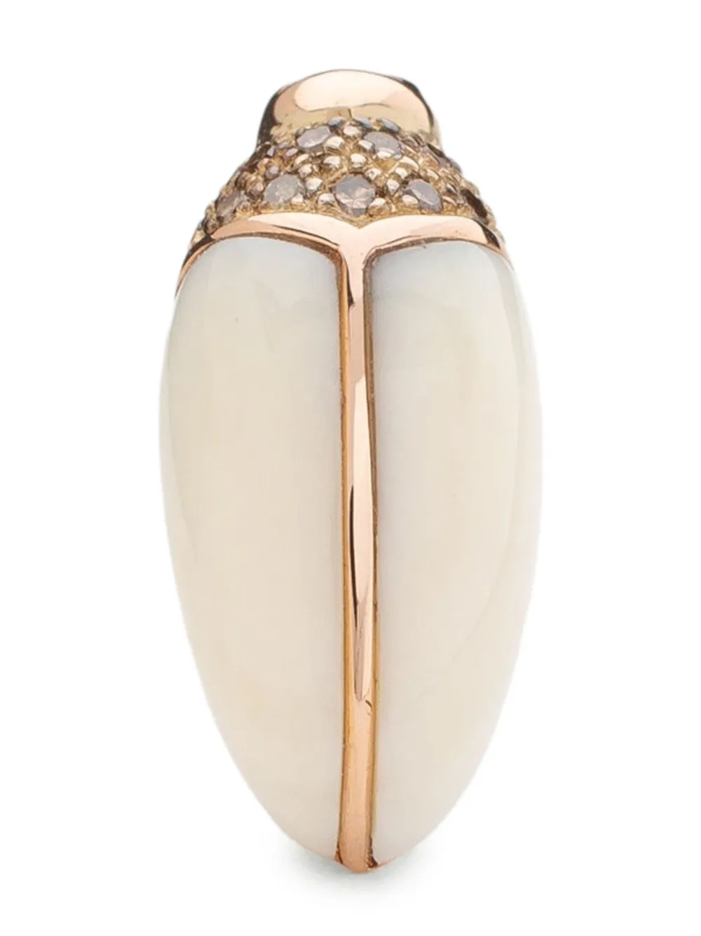 Бриллиантовая серьга-гвоздик Mini Mammoth Scarab из 18-каратного золота Bibi van der Velden, золотой
Бриллиантовая серьга-гвоздик Mini Mammoth Scarab из 18-каратного золота Bibi van der Velden, золотой