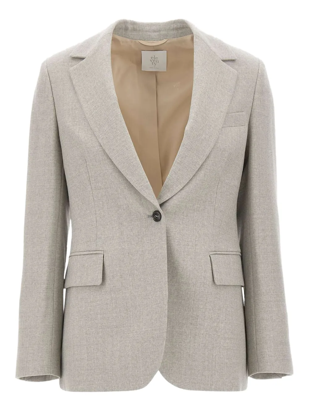 Однобортный блейзер Eleventy, серый
Однобортный блейзер Eleventy, серый