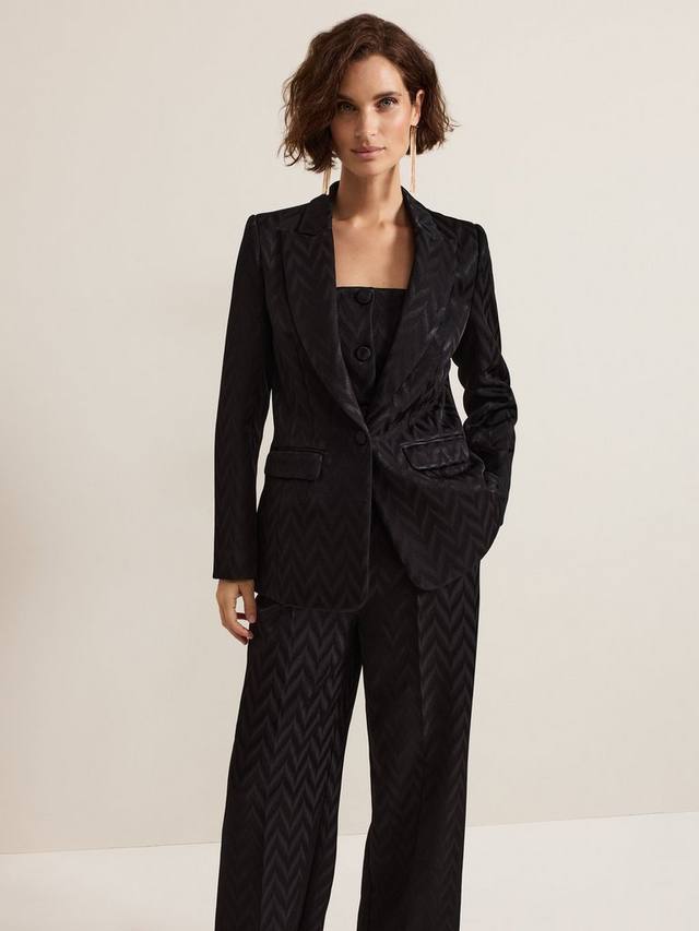 Куртка adalynn zig zag jacket Phase Eight, черный
Куртка adalynn zig zag jacket Phase Eight, черный