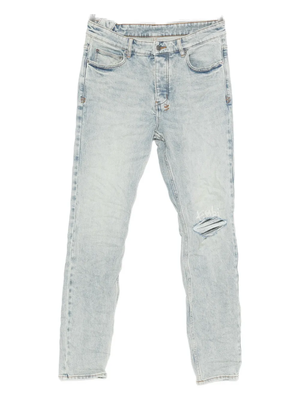 Джинсы с потертостями Ksubi, синий
Джинсы с потертостями Ksubi, синий