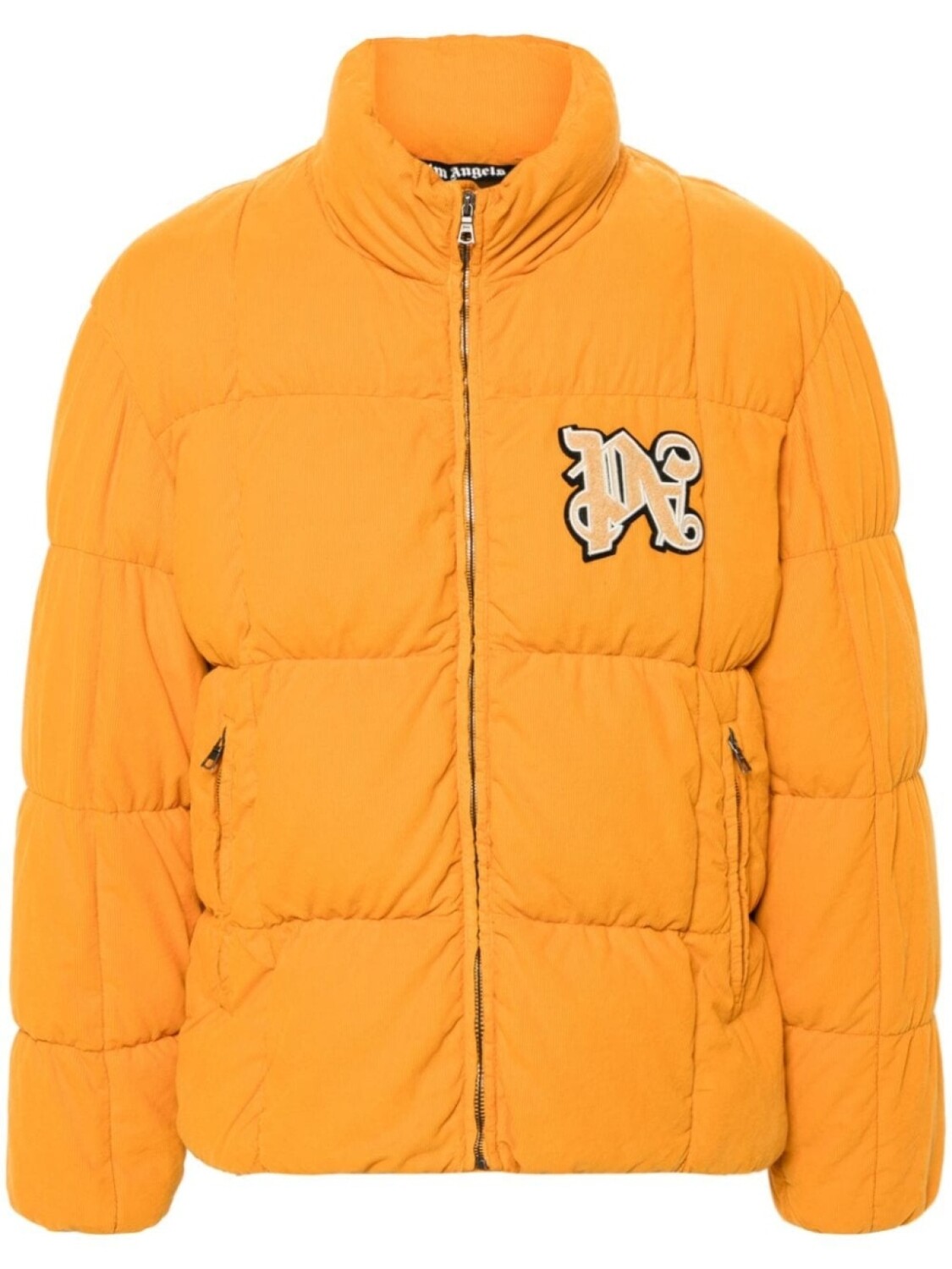 Palm Angels вельветовый пуховик с нашивкой-логотипом, оранжевый
Palm Angels вельветовый пуховик с нашивкой-логотипом, оранжевый
