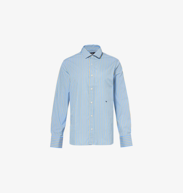 Классическая полосатая хлопковая рубашка с длинным рукавом Hommegirls, желтый
Классическая полосатая хлопковая рубашка с длинным рукавом Hommegirls, желтый