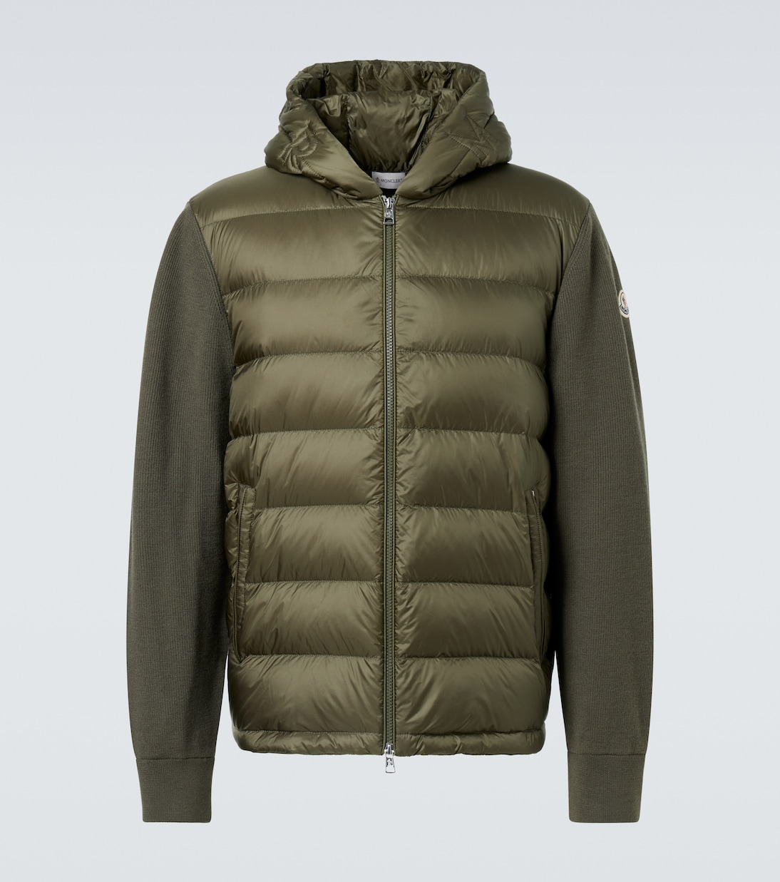Стеганая куртка из шерсти и пуха Moncler, Deep Depths 
Стеганая куртка из шерсти и пуха Moncler, Deep Depths