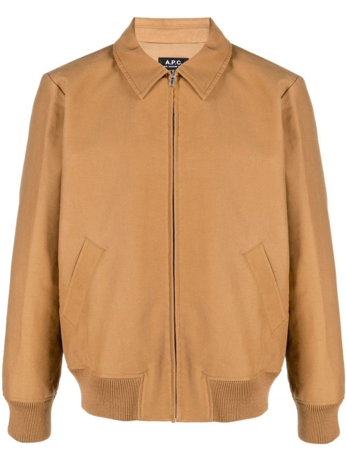 Куртка-рубашка на молнии A.P.C., коричневый
Куртка-рубашка на молнии A.P.C., коричневый