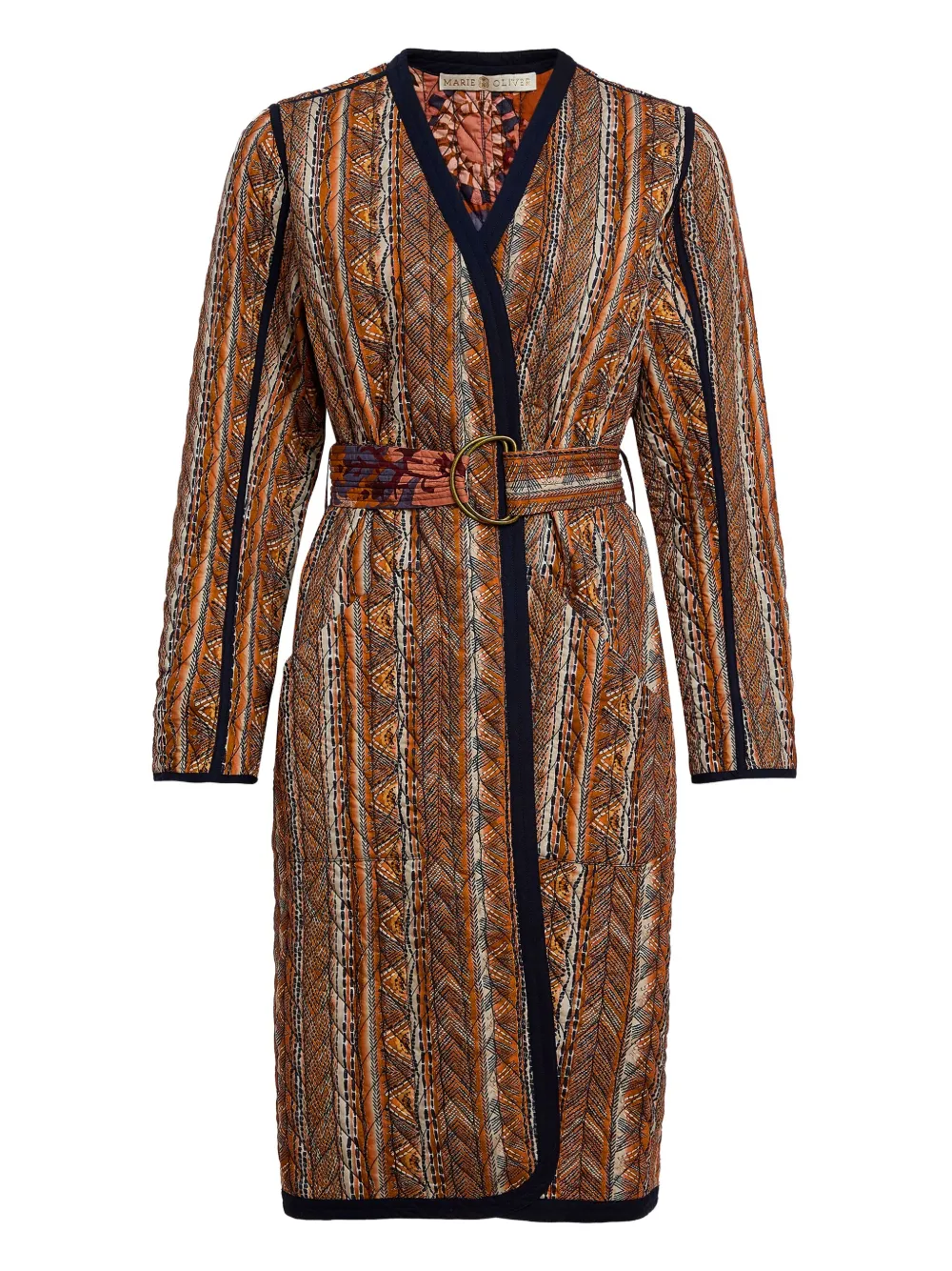 Стеганое пальто Lee с поясом Marie Oliver, коричневый
Стеганое пальто Lee с поясом Marie Oliver, коричневый