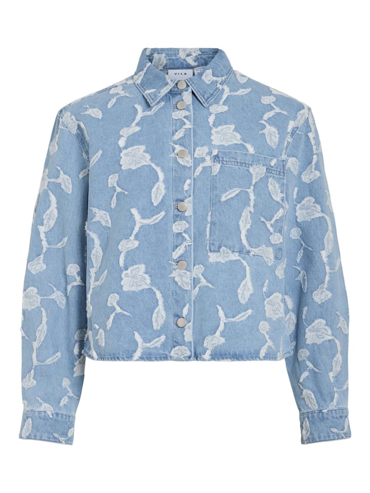 Джинсовая куртка Vila, светло-синий деним
Джинсовая куртка Vila, светло-синий деним
