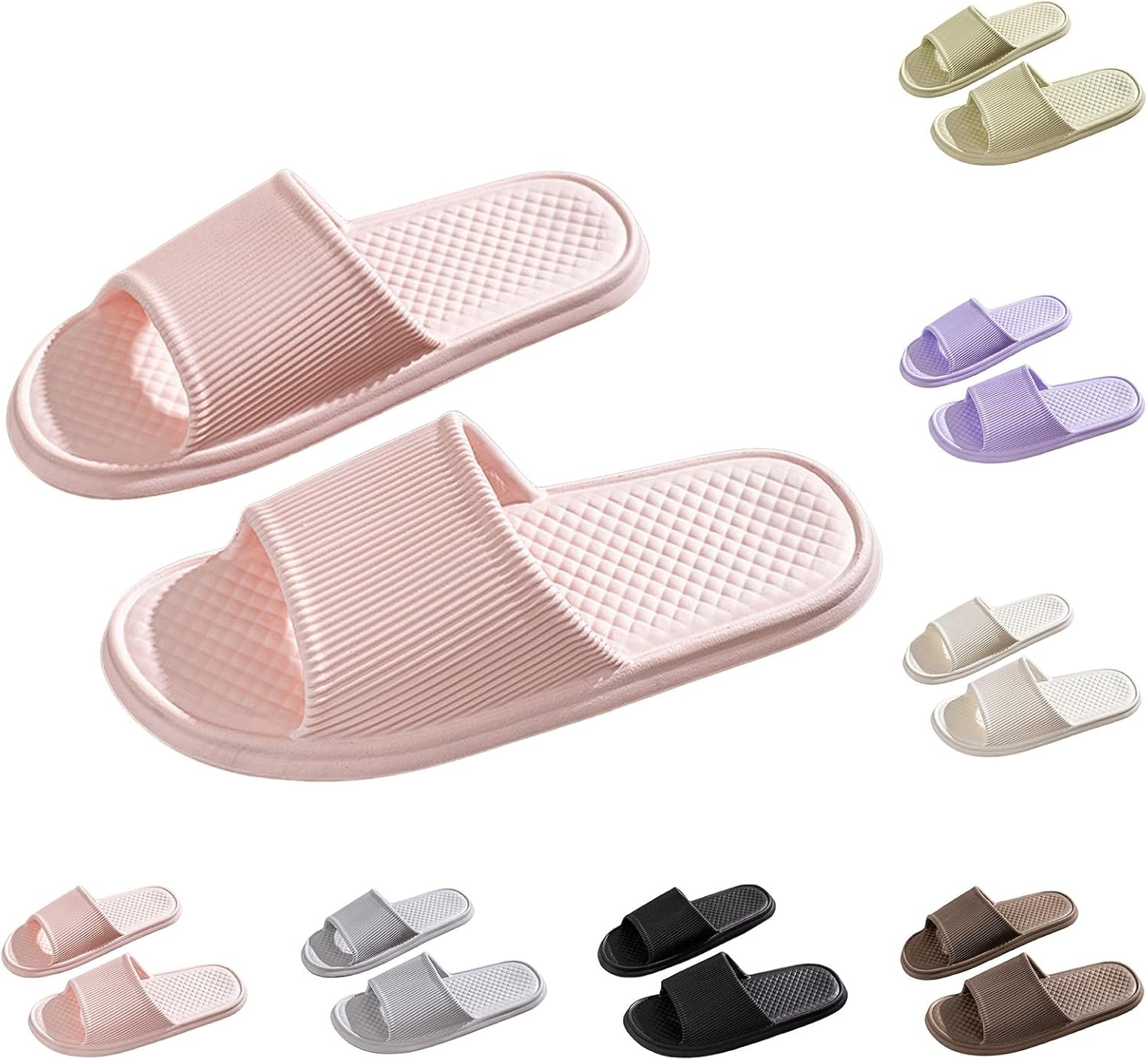 Душевые шлепанцы для женщин и мужчин, быстро сохнущие, нескользящие, легкие, дышащие тапочки для ванной, бассейна и улицы Generic, розовый
Душевые шлепанцы для женщин и мужчин, быстро сохнущие, нескользящие, легкие, дышащие тапочки для ванной, бассейна и улицы Generic, розовый