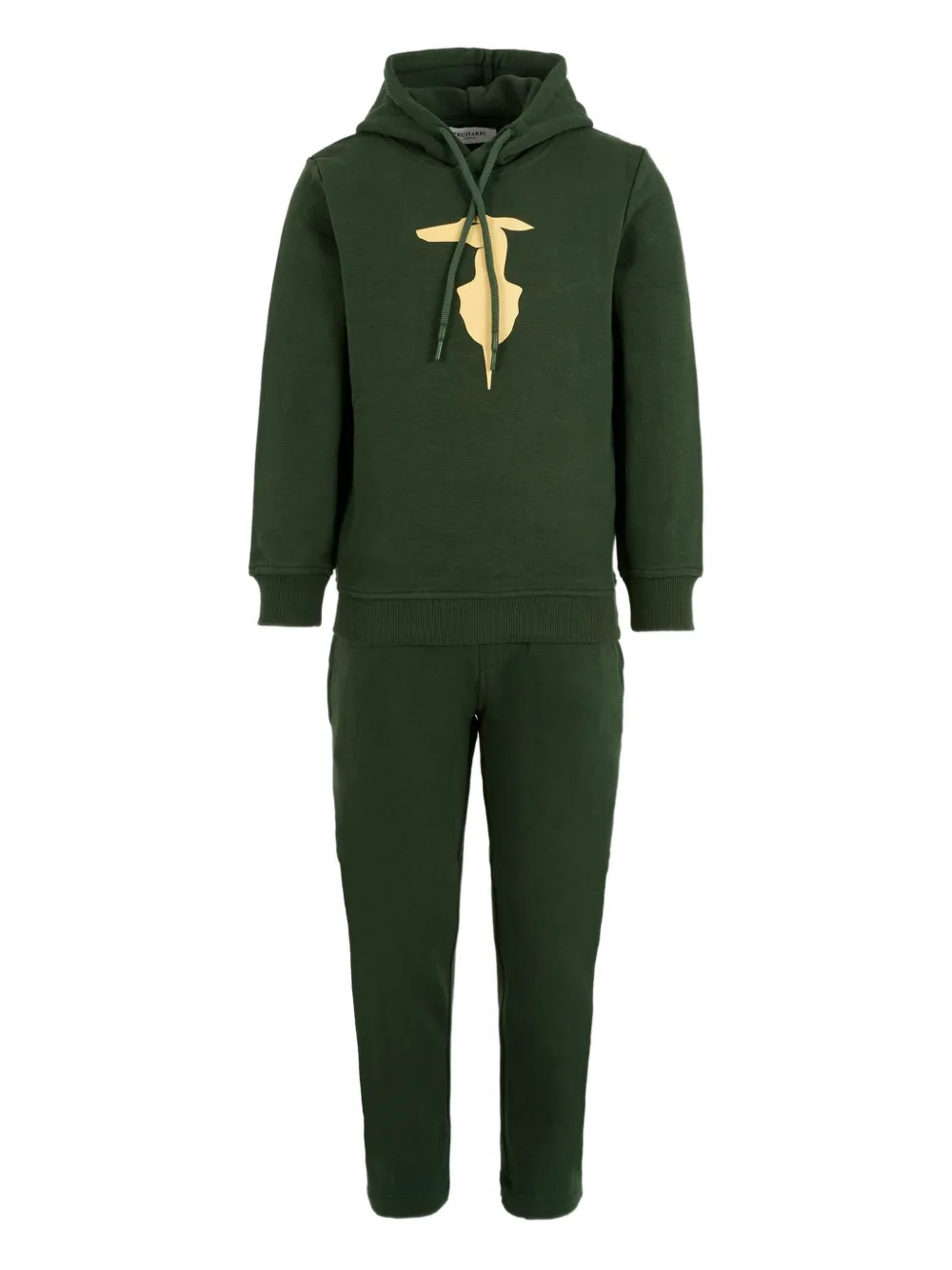 Спортивный костюм с принтом Trussardi Junior, зеленый
Спортивный костюм с принтом Trussardi Junior, зеленый