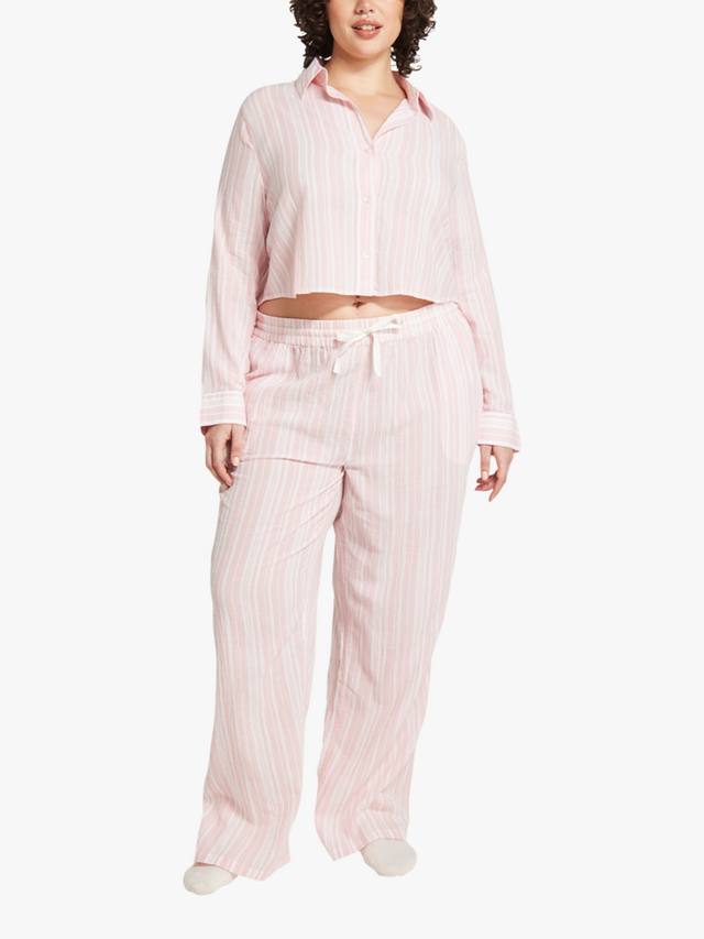Кроп пижамная рубашка с длинными рукавами Nudea, Pink
Кроп пижамная рубашка с длинными рукавами Nudea, Pink