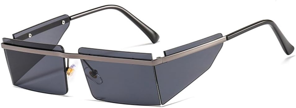 Маленькие солнцезащитные очки без оправы для женщин, модные панк-очки, мужские очки в стиле ретро, прямоугольные очки для женщин, защита от УФ-излучения UV40 generic, Gun-black
Маленькие солнцезащитные очки без оправы для женщин, модные панк-очки, мужские очки в стиле ретро, прямоугольные очки для женщин, защита от УФ-излучения UV40 generic, Gun-black