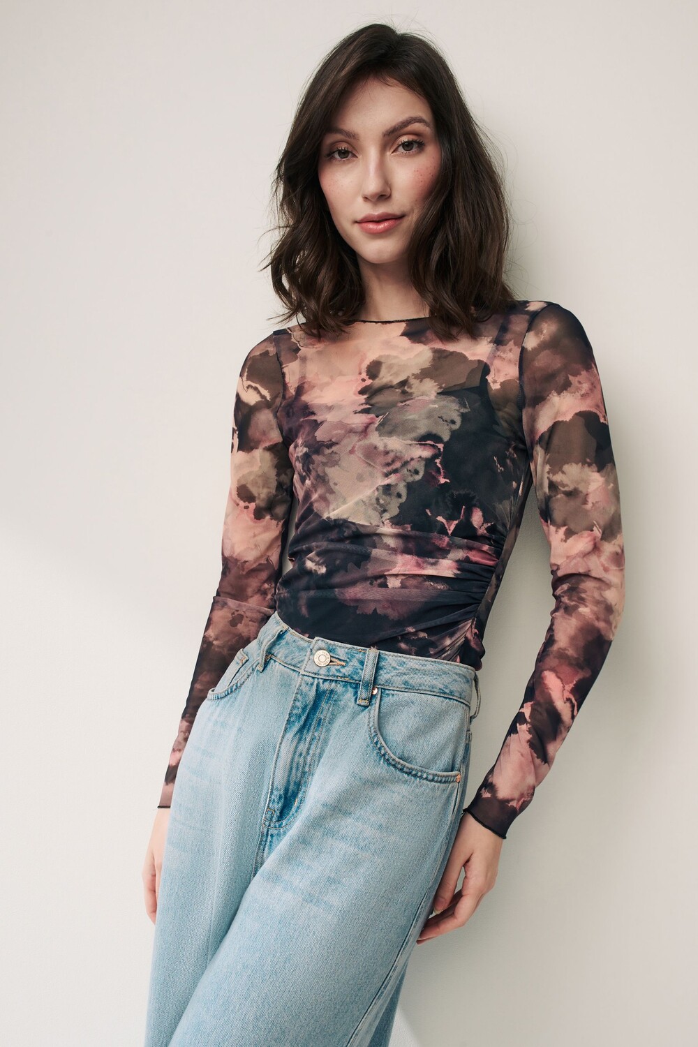 Сетчатый верх с принтом Myleene Klass, фиолетовый
Сетчатый верх с принтом Myleene Klass, фиолетовый