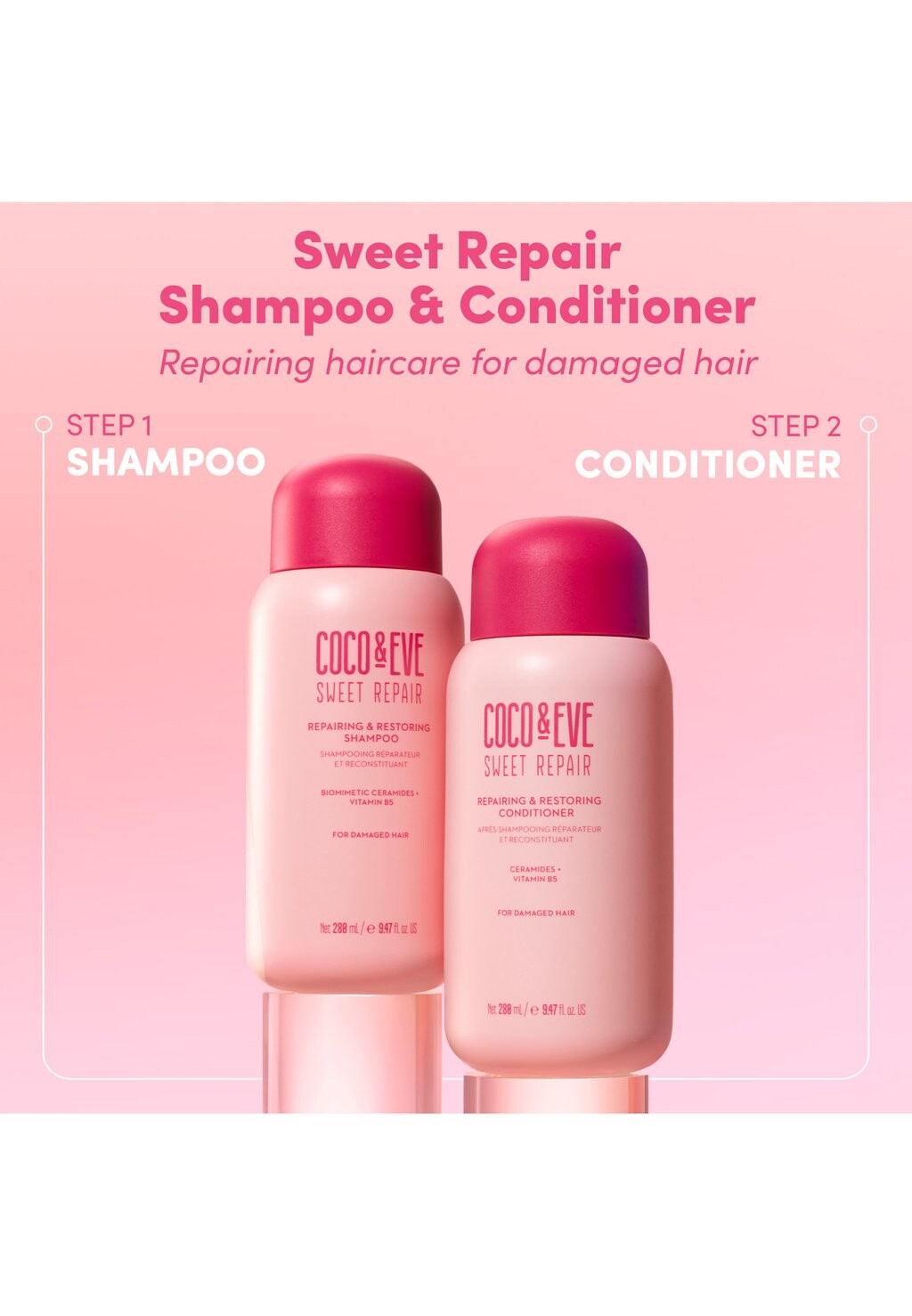 Шампунь REPAIR AND RESTORE SHAMPOO Coco & Eve
Шампунь REPAIR AND RESTORE SHAMPOO Coco & Eve