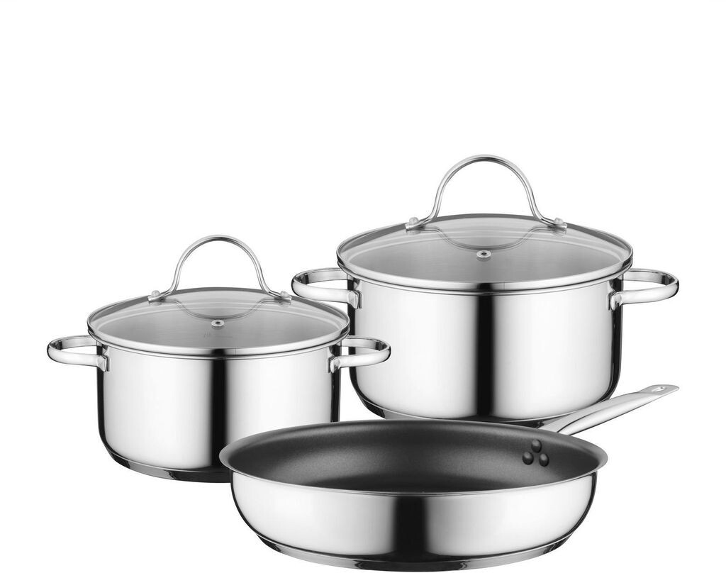 Кастрюли Neff Z943SE0 из нержавеющей стали, подходящие для индукционной плиты, набор из 2 кастрюль и 1 сковороды, серебро
Кастрюли Neff Z943SE0 из нержавеющей стали, подходящие для индукционной плиты, набор из 2 кастрюль и 1 сковороды, серебро