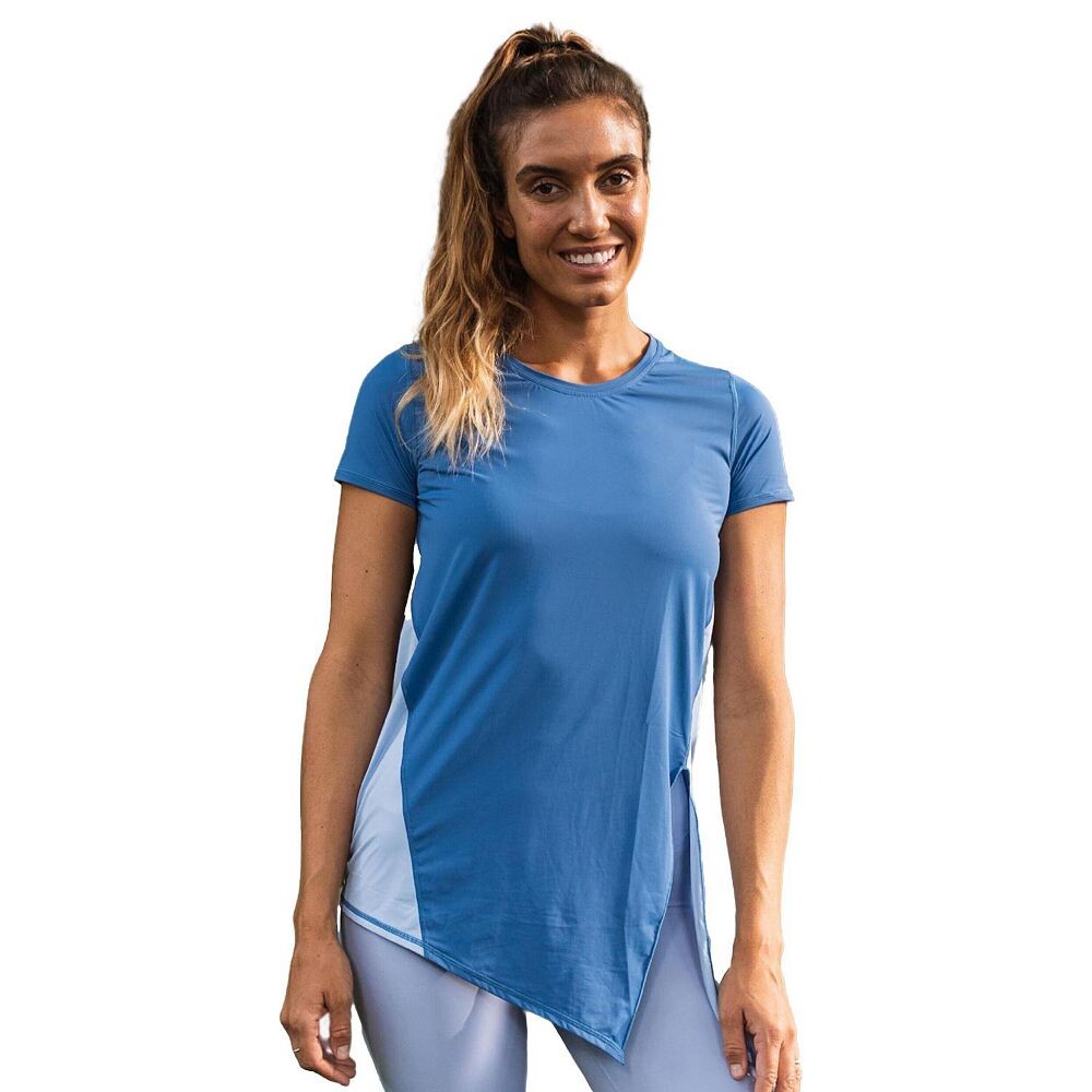 Женская футболка с разрезом по бокам и завязками Calypsa LLC, цвет Blue Jay Cloud Blue
Женская футболка с разрезом по бокам и завязками Calypsa LLC, цвет Blue Jay Cloud Blue