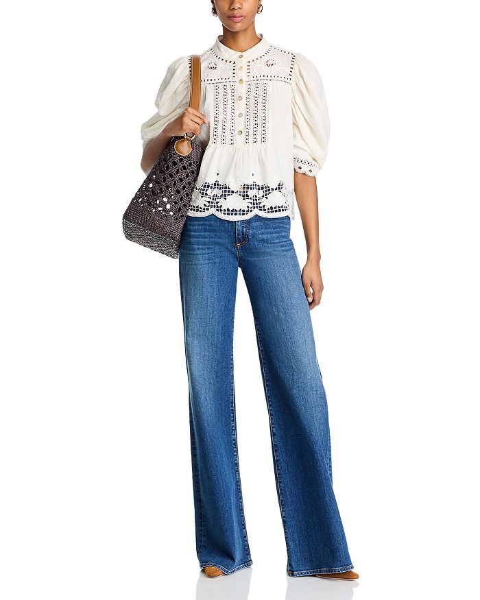 Романтичная блузка с рукавами-фонариками Richelieu FARM Rio, слоновая кость/кремовый
Романтичная блузка с рукавами-фонариками Richelieu FARM Rio, слоновая кость/кремовый