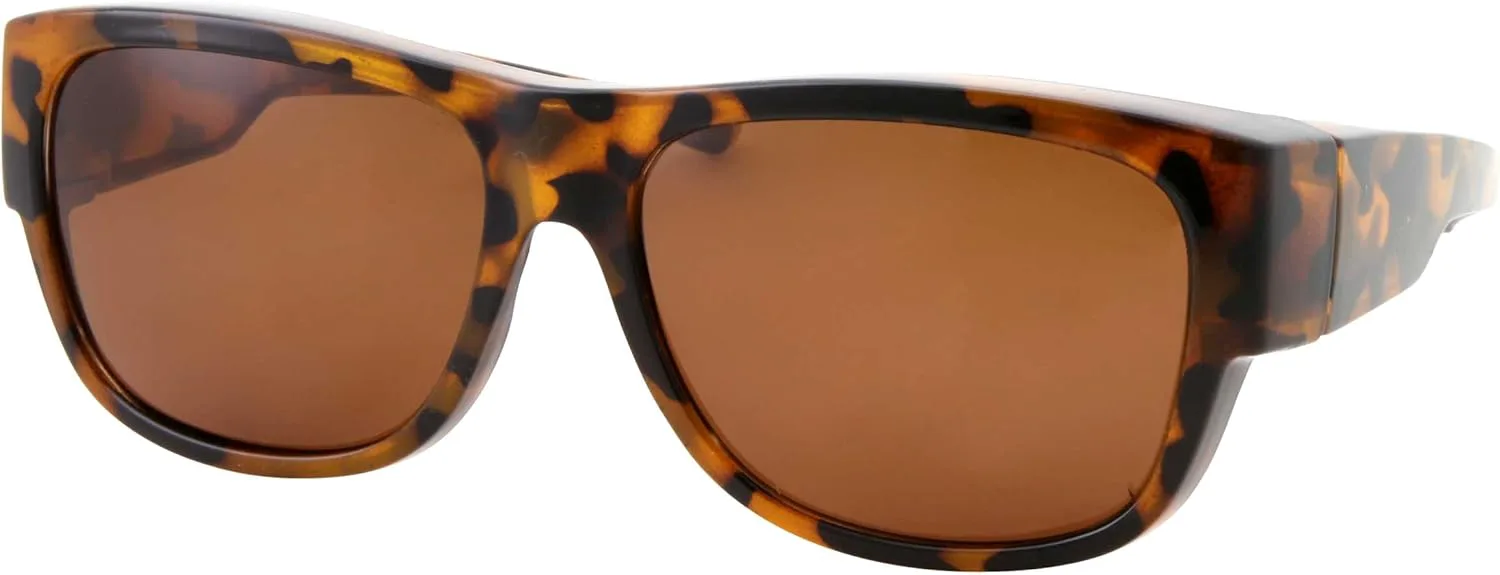 Женские поляризованные солнцезащитные очки, надеваемые поверх обычных солнцезащитных очков — менее громоздкие, женский размер Wise Eyewear, Tortoise Brown
Женские поляризованные солнцезащитные очки, надеваемые поверх обычных солнцезащитных очков — менее громоздкие, женский размер Wise Eyewear, Tortoise Brown