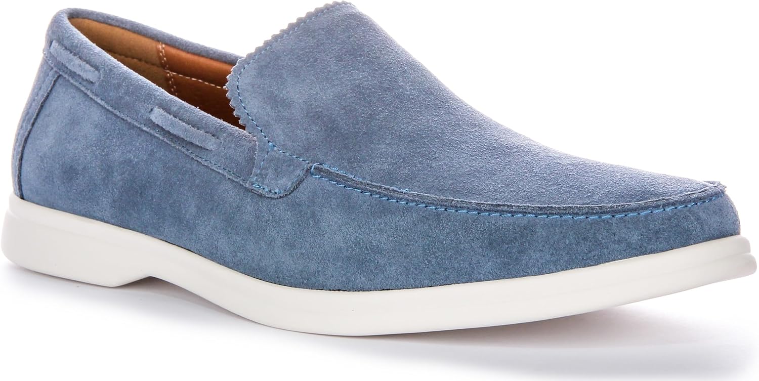 JUSTINREESS ENGLAND Мужские слипоны синие из замши и кожи Charles, удобная обувь в стиле смарт-кэжуал
JUSTINREESS ENGLAND Мужские слипоны синие из замши и кожи Charles, удобная обувь в стиле смарт-кэжуал