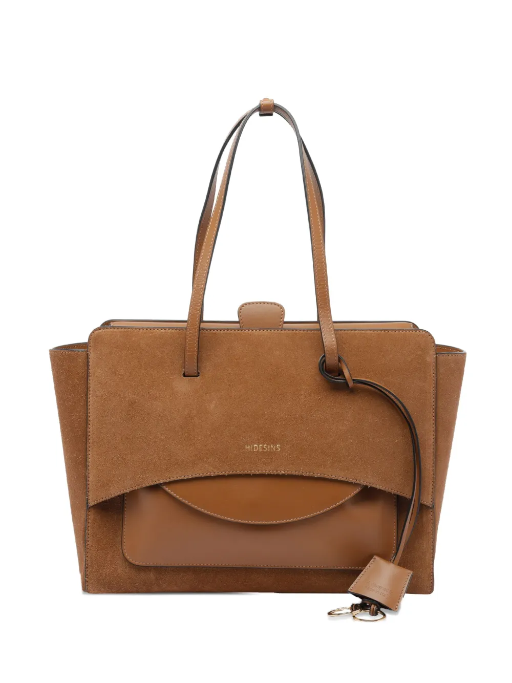 Большая замшевая сумка-тоут с клапаном HIDESINS, коричневый
Большая замшевая сумка-тоут с клапаном HIDESINS, коричневый