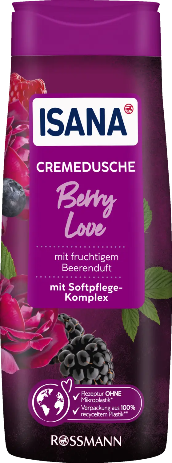Гель для душа ISANA Cremedusche Berry Love
Гель для душа ISANA Cremedusche Berry Love