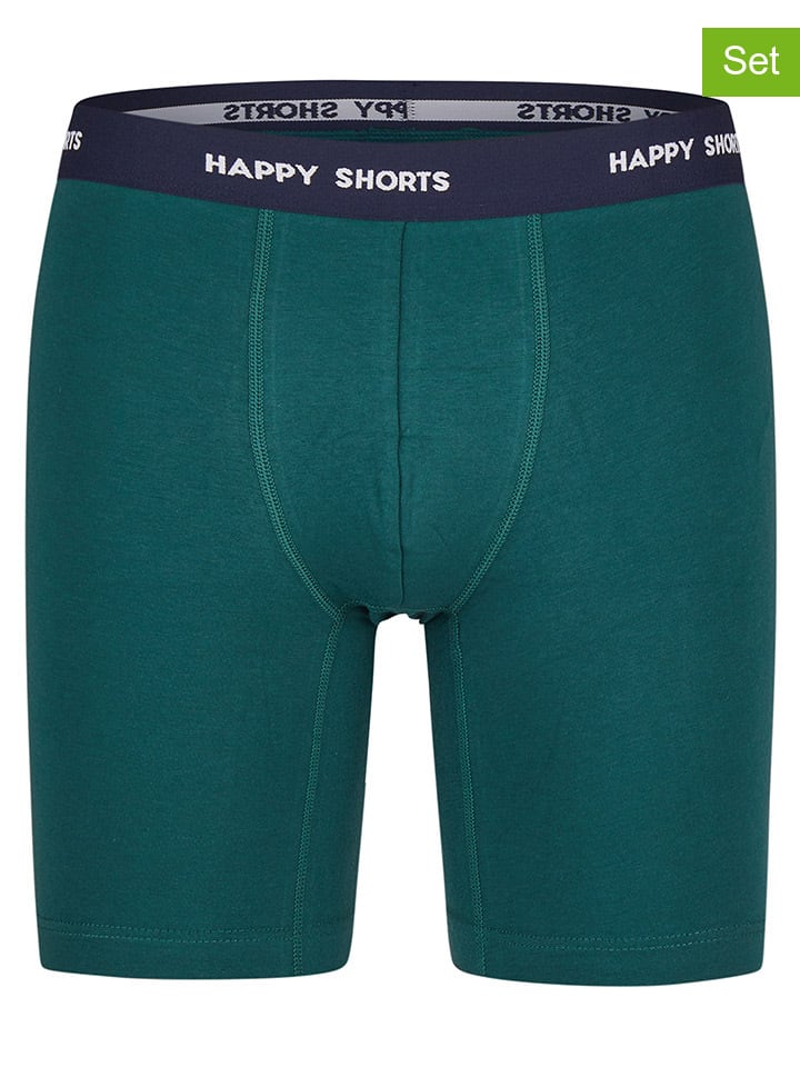 Happy Shorts Комплект из 2 штук: боксерские шорты темно-синего и темно-зеленого цвета
Happy Shorts Комплект из 2 штук: боксерские шорты темно-синего и темно-зеленого цвета