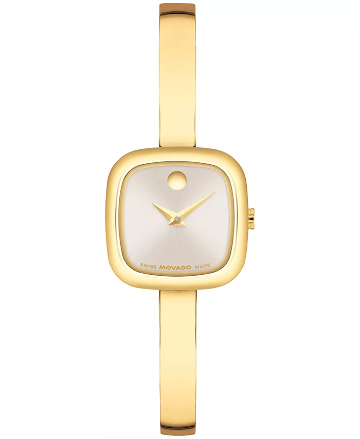 Женские наручные часы Museum Cushion с кварцевым механизмом Swiss Quartz, стальной браслет с желтым PVD-покрытием, диаметр 21.50 мм Movado
Женские наручные часы Museum Cushion с кварцевым механизмом Swiss Quartz, стальной браслет с желтым PVD-покрытием, диаметр 21.50 мм Movado