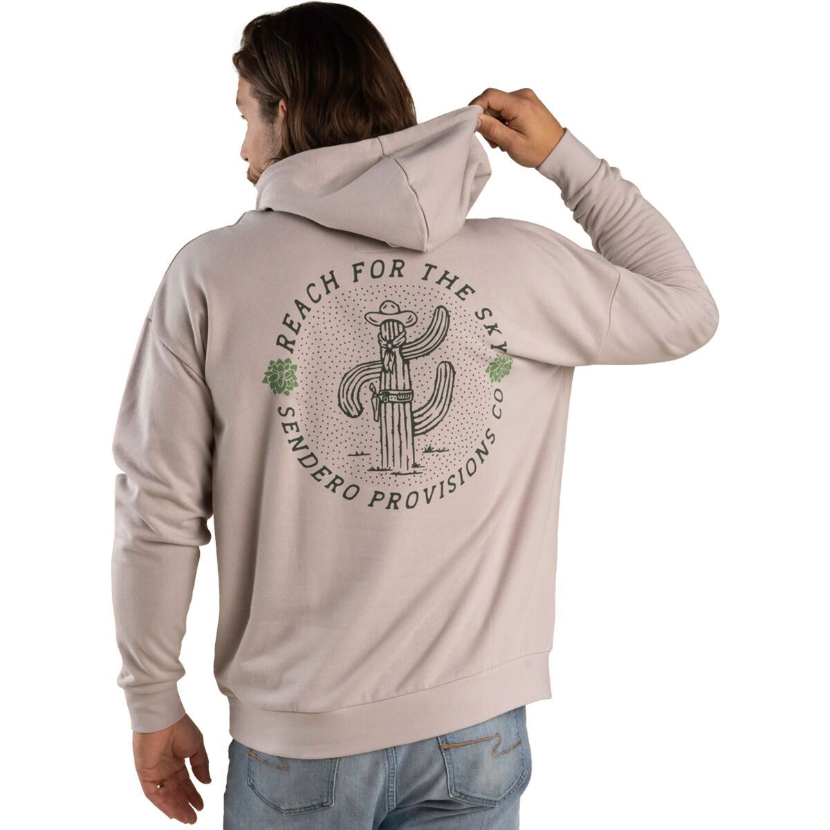 Худи Reach for the sky Sendero Provisions Co., цвет sand
Худи Reach for the sky Sendero Provisions Co., цвет sand