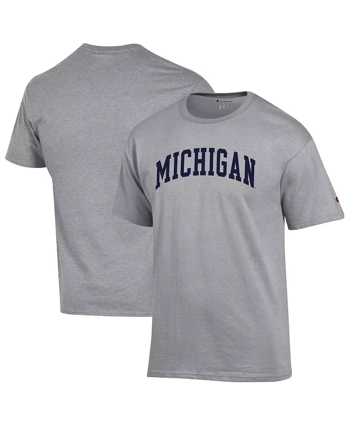 Мужская футболка Michigan Wolverines Basic Arch цвета хизер-серый Champion
Мужская футболка Michigan Wolverines Basic Arch цвета хизер-серый Champion