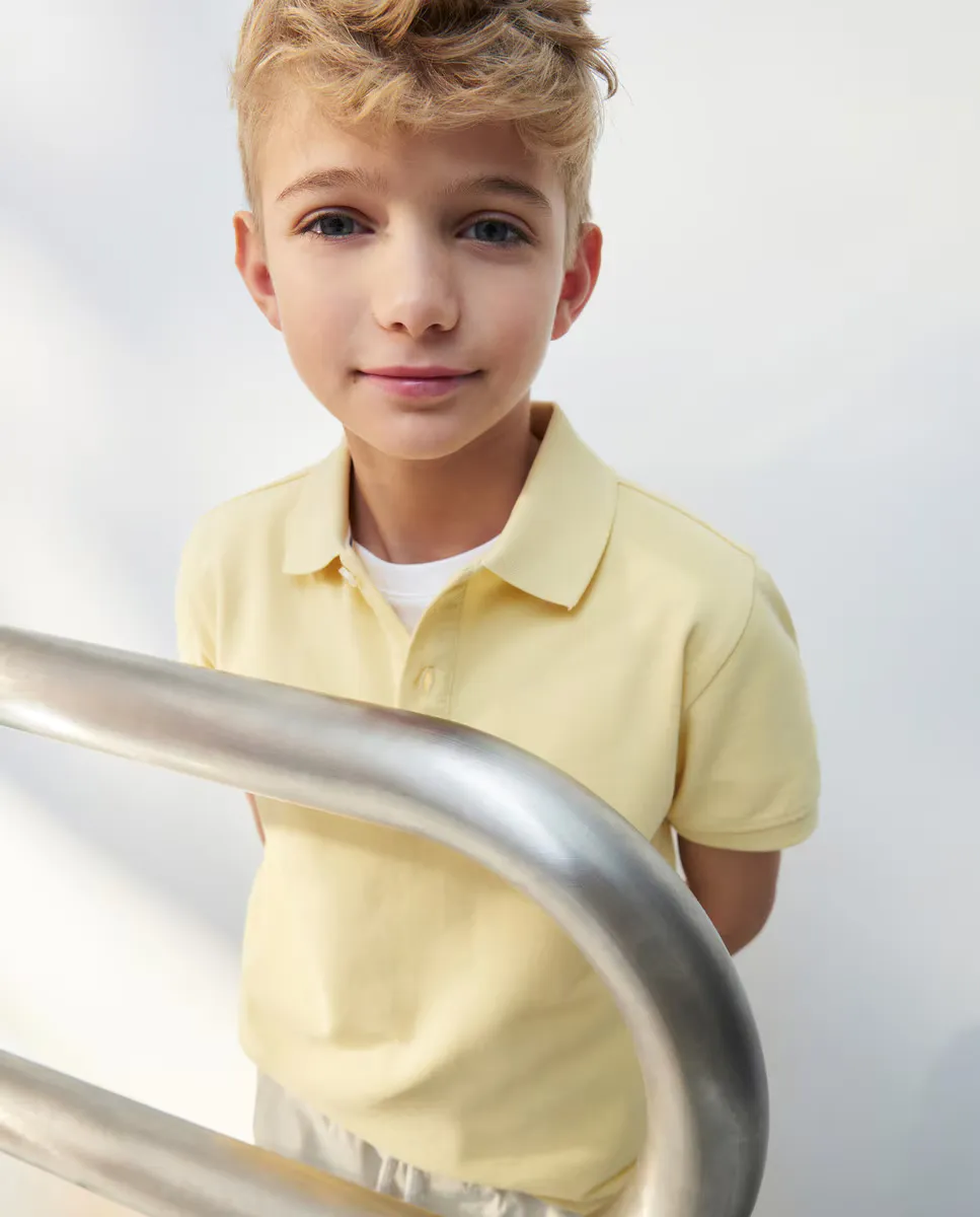 Базовая рубашка-поло с короткими рукавами для мальчика Kids El Corte Inglés, светло-желтый
Базовая рубашка-поло с короткими рукавами для мальчика Kids El Corte Inglés, светло-желтый