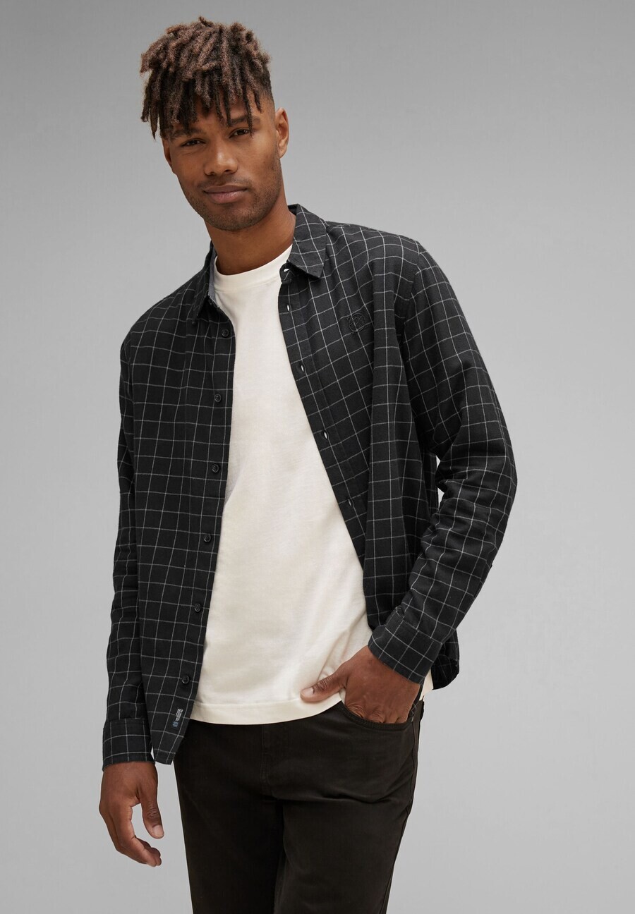 Рубашка на пуговицах стандартного кроя Street One Men, серый/антрацит
Рубашка на пуговицах стандартного кроя Street One Men, серый/антрацит