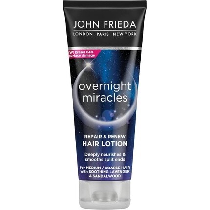 Несмываемый лосьон-маска для волос Overnight Miracles Repair & Renew 100 мл, John Frieda
Несмываемый лосьон-маска для волос Overnight Miracles Repair & Renew 100 мл, John Frieda