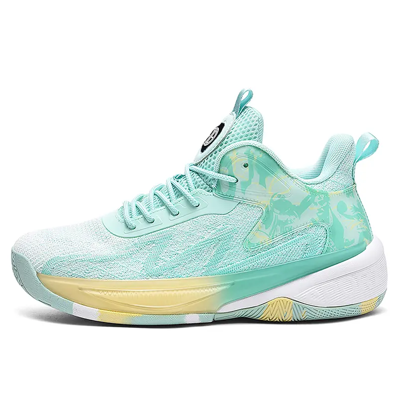 Баскетбольные кроссовки для детей и подростков с амортизацией ударов, износостойкостью и отскоком Yi Jiabao, мятный/зеленый
Баскетбольные кроссовки для детей и подростков с амортизацией ударов, износостойкостью и отскоком Yi Jiabao, мятный/зеленый