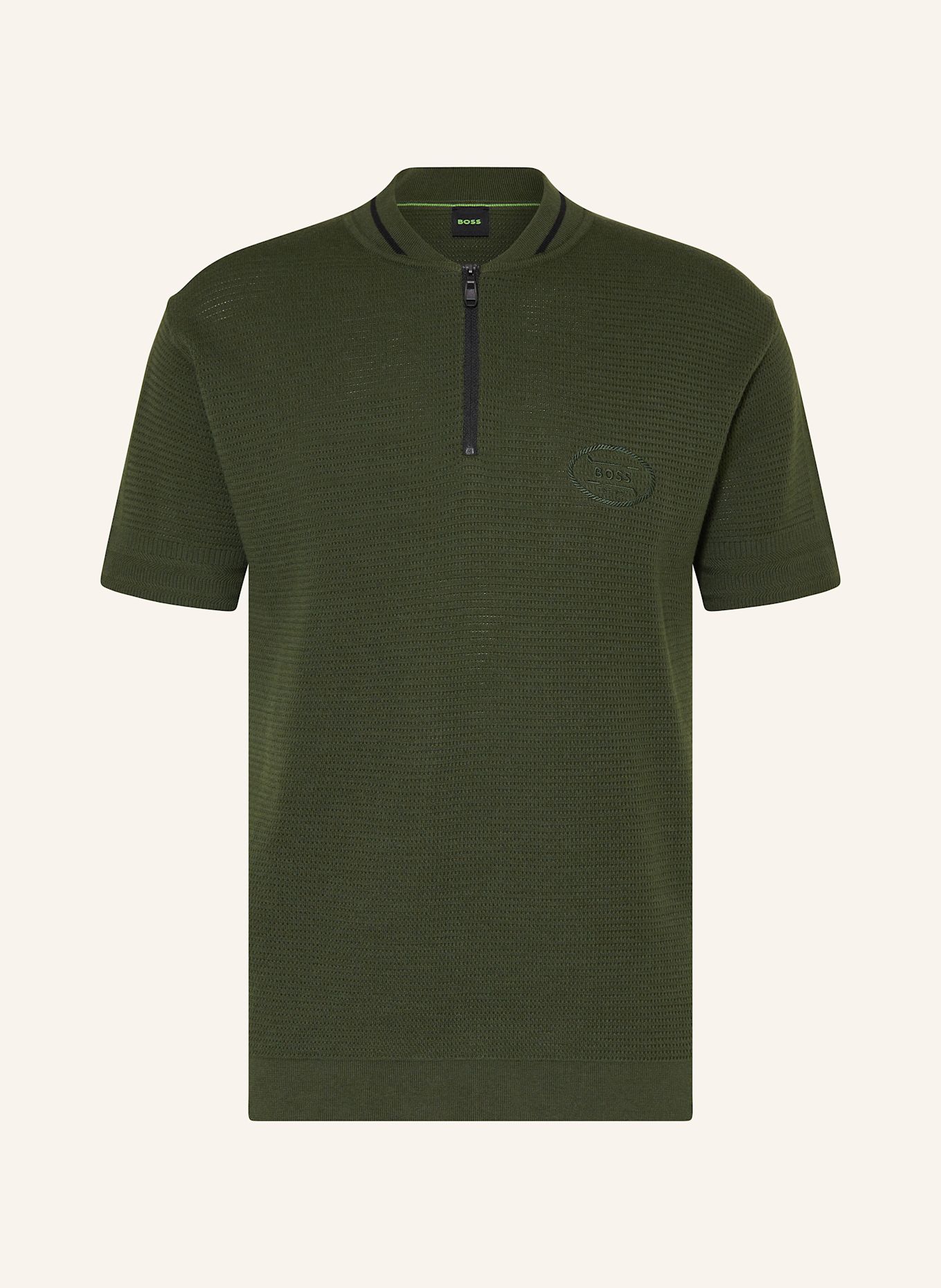 Трикотажная рубашка поло сетка heritage Boss, зеленый
Трикотажная рубашка поло сетка heritage Boss, зеленый