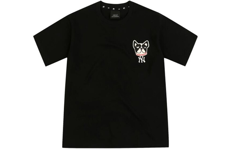 Футболка прямого кроска унисекс черная MLB
Футболка прямого кроска унисекс черная MLB