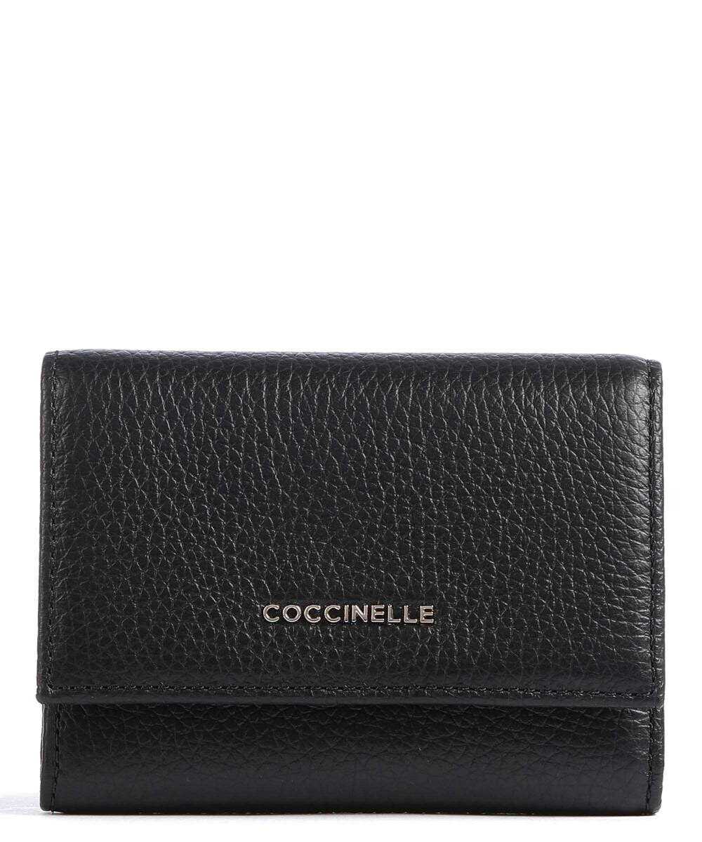 Металлический мягкий кошелек из зерненой яловой кожи. Coccinelle, черный
Металлический мягкий кошелек из зерненой яловой кожи. Coccinelle, черный
