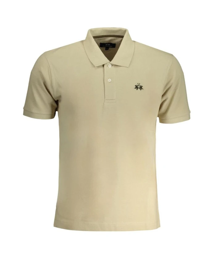 Бежевая хлопковая рубашка-поло, классический крой. La Martina, бежевый
Бежевая хлопковая рубашка-поло, классический крой. La Martina, бежевый