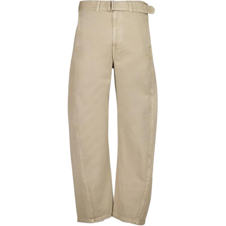 Брюки с перекрученным поясом Lemaire, хаки
Брюки с перекрученным поясом Lemaire, хаки