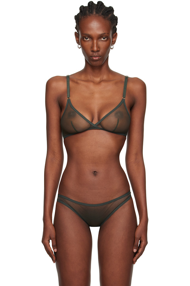 Yasmine Eslami Мягкий бюстгальтер цвета хаки Jeanne
Yasmine Eslami Мягкий бюстгальтер цвета хаки Jeanne