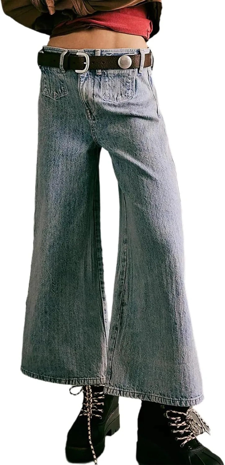 Женские джинсы в полоску с широкими штанинами Mid Rise Baggy Vintage MRNYQBM
Женские джинсы в полоску с широкими штанинами Mid Rise Baggy Vintage MRNYQBM