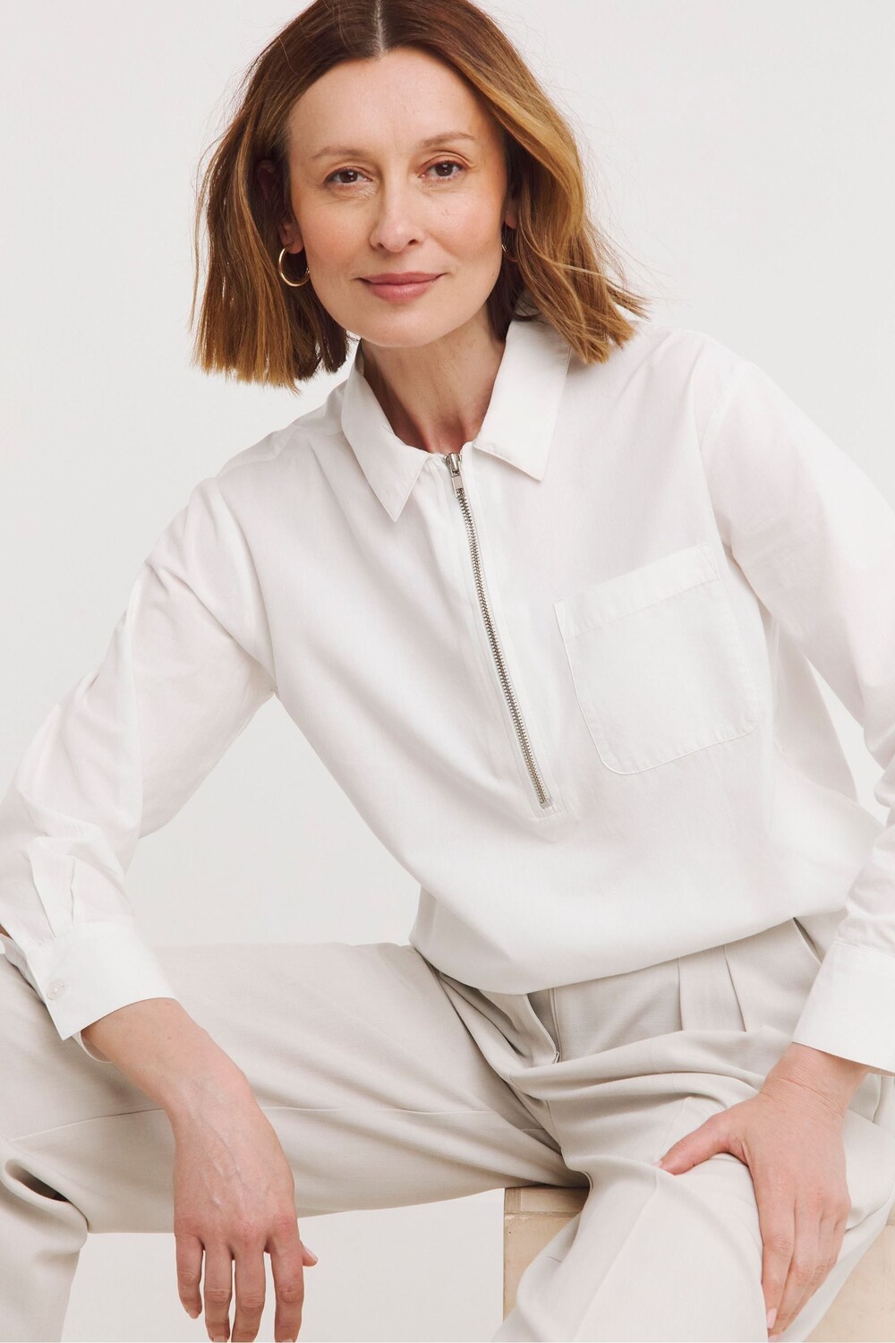 100% хлопок свитер с молнией рубашка Jd Williams, бежевый
100% хлопок свитер с молнией рубашка Jd Williams, бежевый